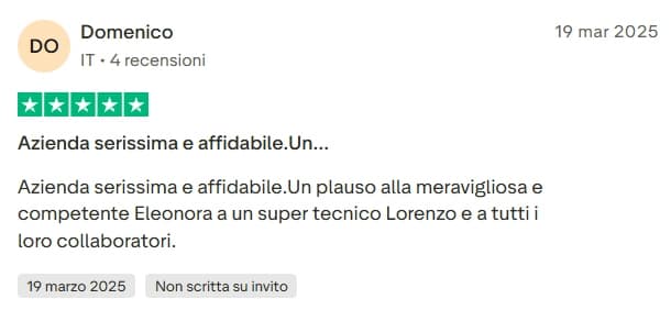 Recensione cliente 8